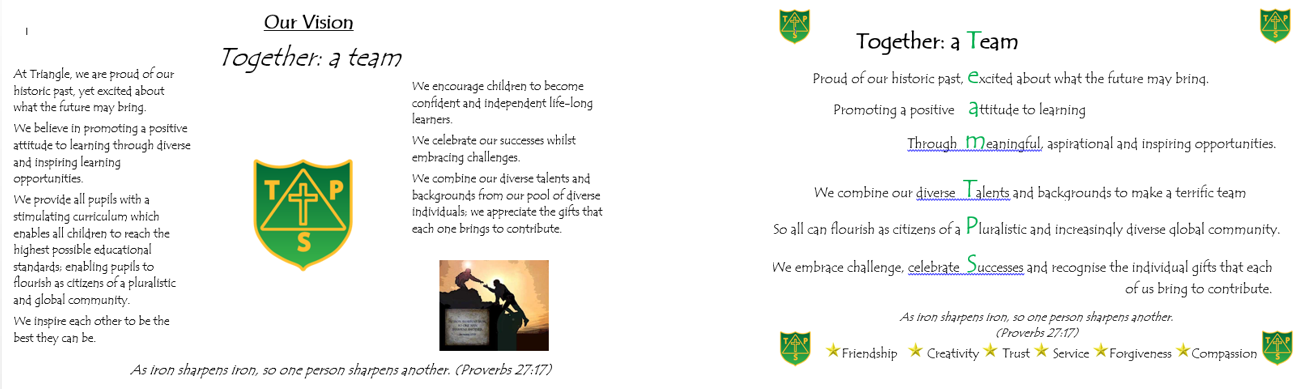 Vision and Values - Triangle CE Primary School